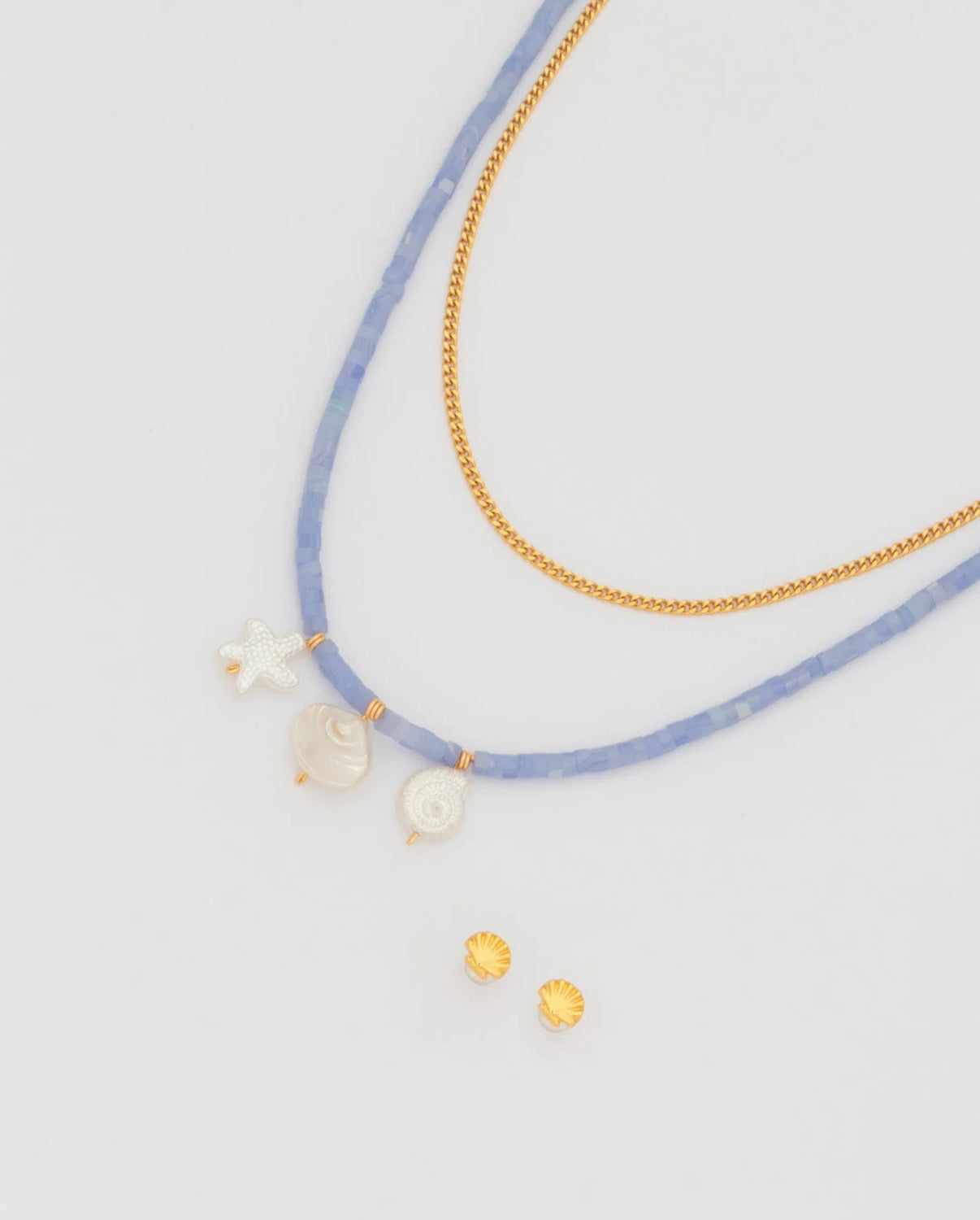 Collar 2 en 1 Mar + Aretes
