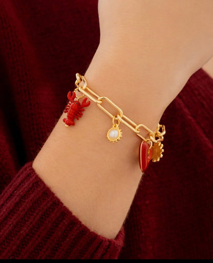Pulsera Corazón Fiesta + Aretes