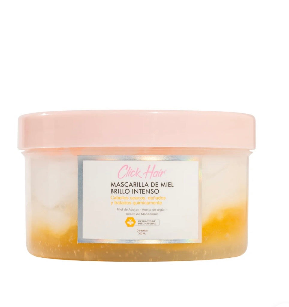 Mascarilla de miel brillo intenso