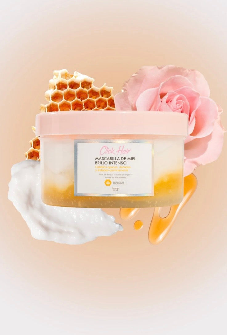 Mascarilla de miel brillo intenso