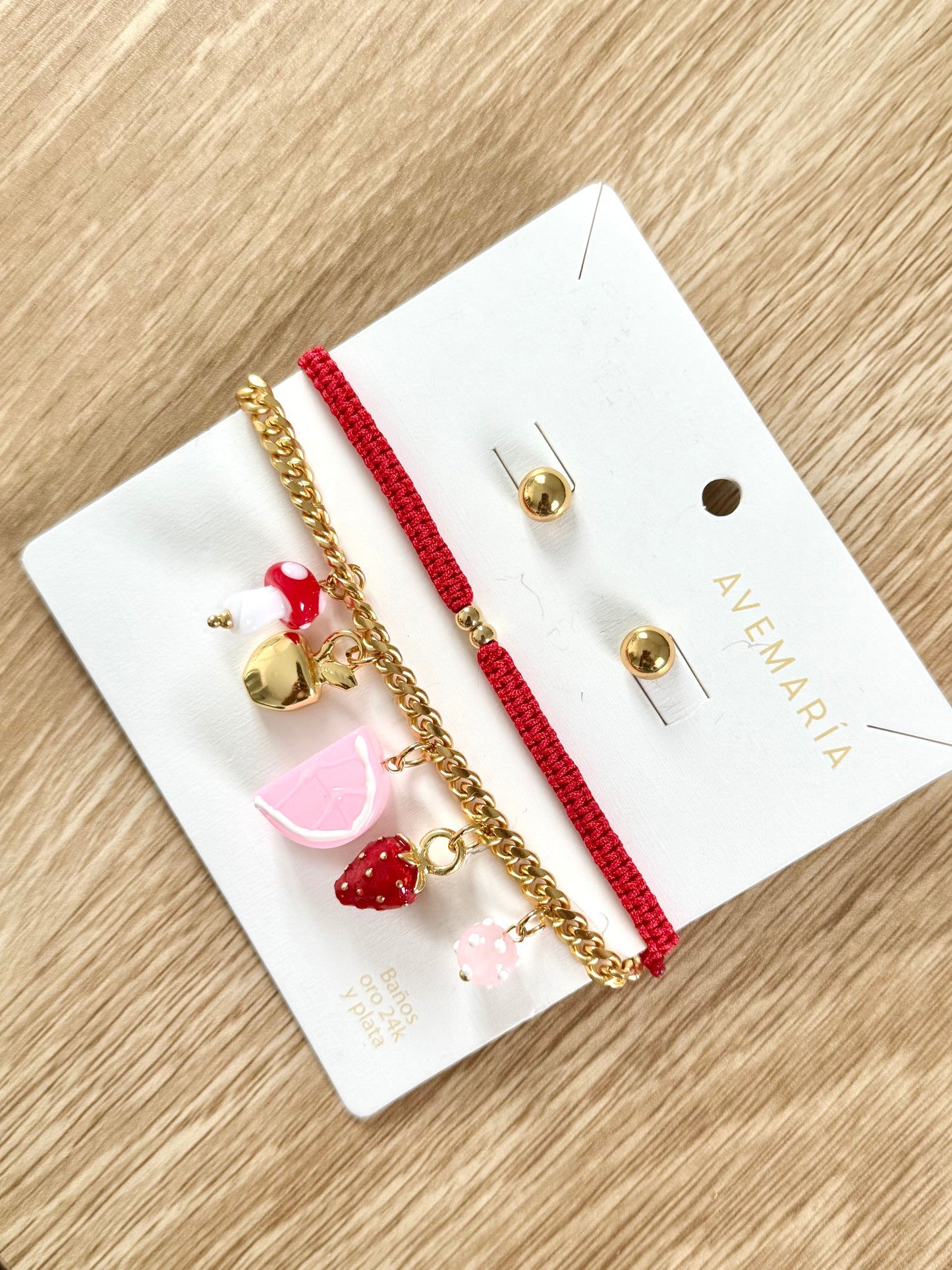Set x 2 Pulsera Multicharms