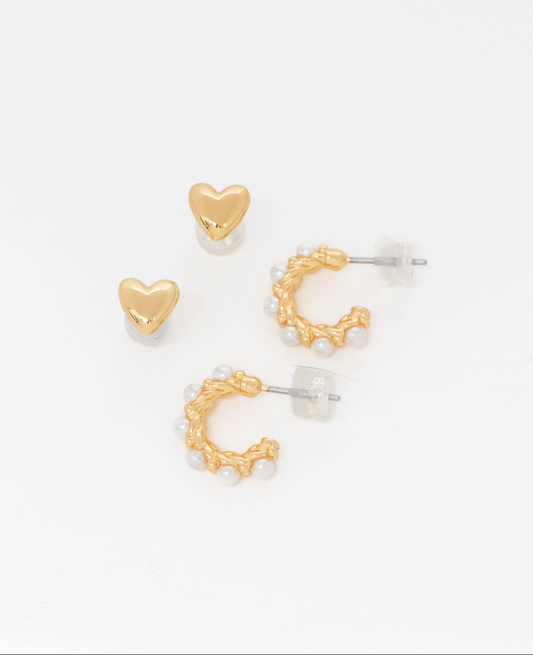 Set X2 Aretes Candonga Perla