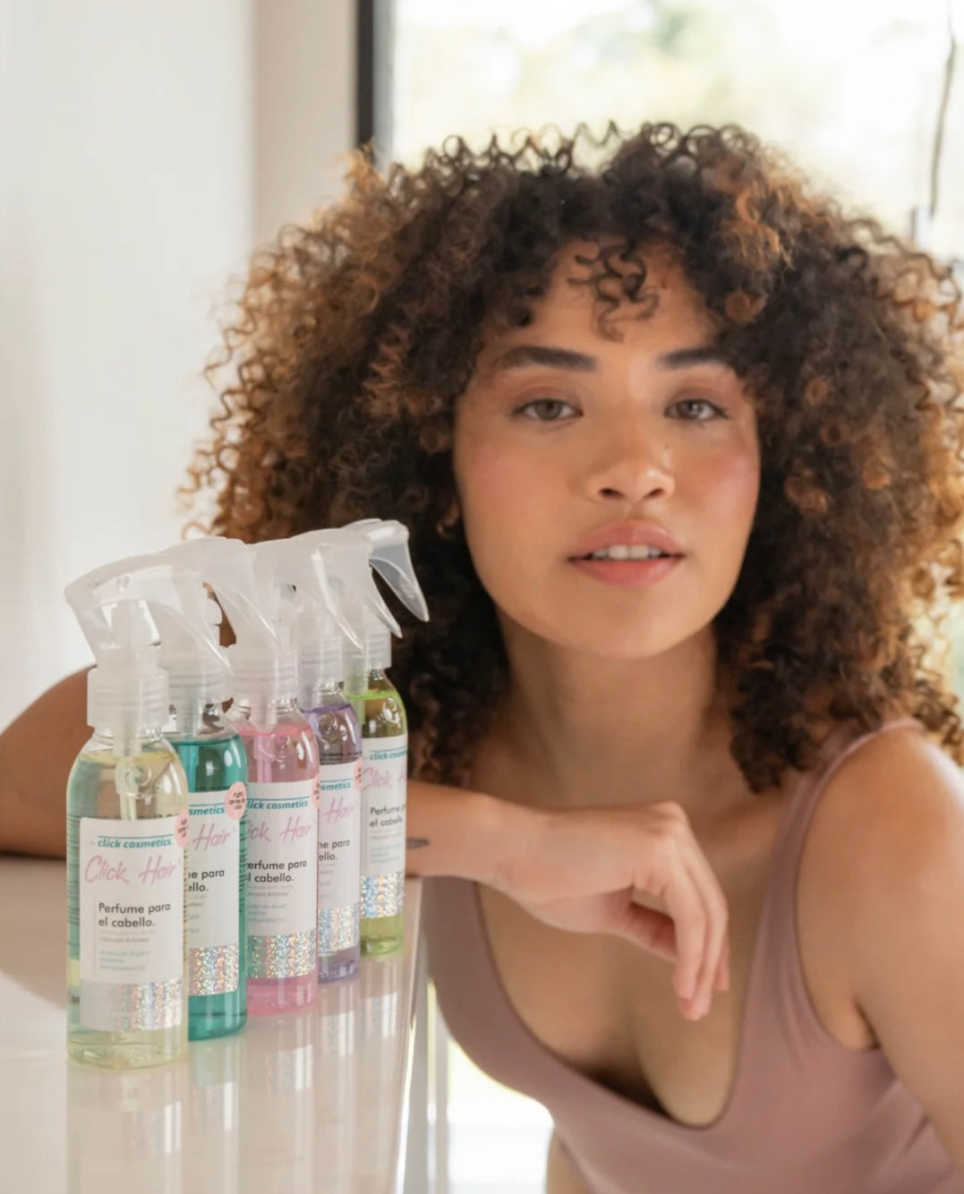 Perfume para el cabello