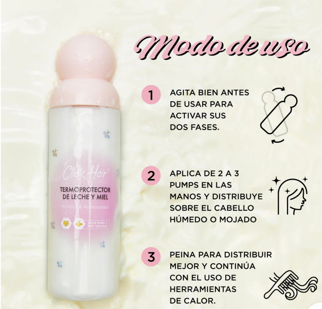 Termo protector bifásico leche y miel