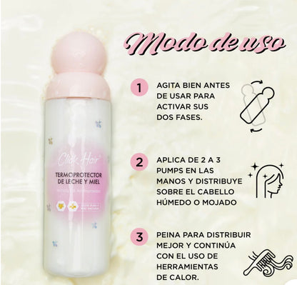 Termo protector bifásico leche y miel