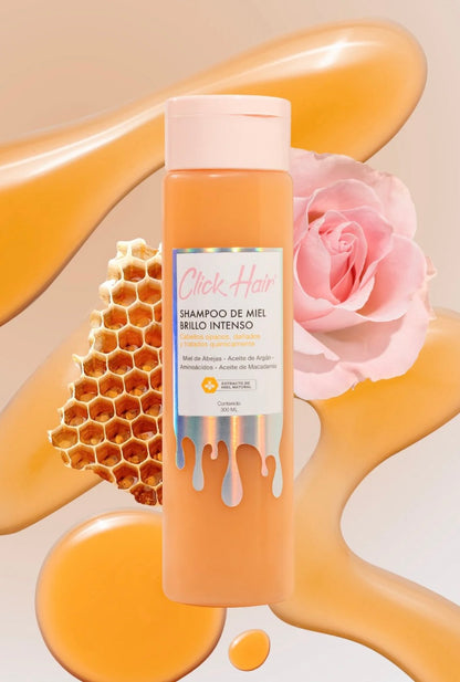 Shampoo de miel brillo intenso