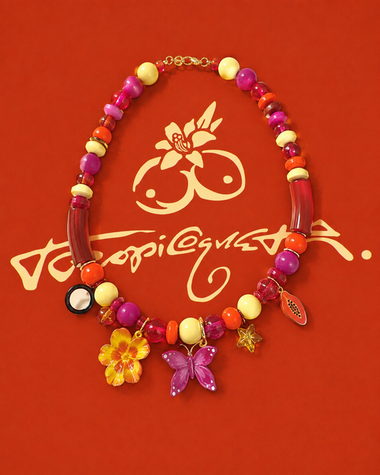 Collar tropicoqueta 🌺✨
